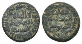 Umayyad Caliphate. AE fals.

Condition: Very Fine

Weight: 4.00 gr
Diameter: 18 mm