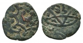 Islamic, AE fals. Lion to right.

Condition: Very Fine

Weight: 1.70 gr
Diameter: 15 mm