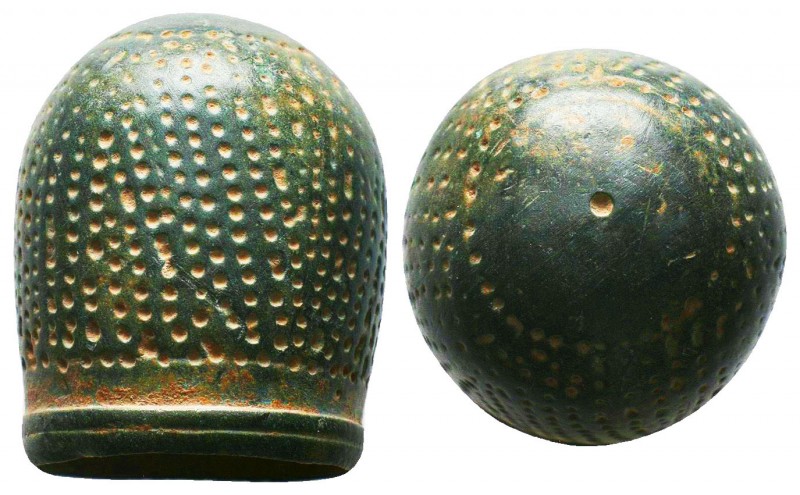Large Byzantine Thimble. 10th-12th century AD. 

Condition: Very Fine

Weight: 2...