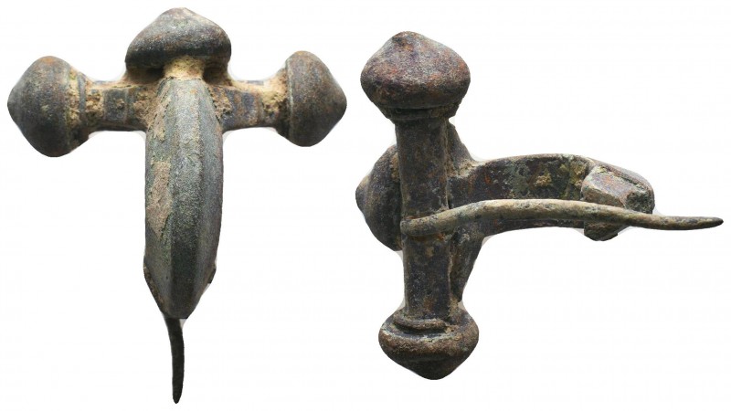 Ancient Roman Complete Fibula , 1st - 2nd C. BC.

Condition: Very Fine

Weight: ...
