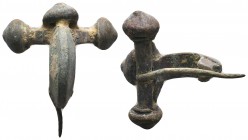 Ancient Roman Complete Fibula , 1st - 2nd C. BC.

Condition: Very Fine

Weight: 18.50 gr
Diameter: 46 mm