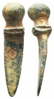 Ancient Roman Legion Sword Veteran Pendant , 1st - 2nd C. BC.

Condition: Very Fine

Weight: 3.70 gr
Diameter: 30 mm
