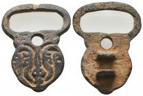 Byzantine Decorated Belt Buckle, 11th-12th century AD

Condition: Very Fine

Weight: 14.60 gr
Diameter: 43 mm