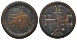 Byzantine Weights, 11th-12th century AD

Condition: Very Fine

Weight: 21.50 gr
Diameter: 24 mm