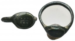 Ancient Roman Soldier Ring , 1st - 2nd C. BC.

Condition: Very Fine

Weight: 3.00 gr
Diameter: 23 mm
