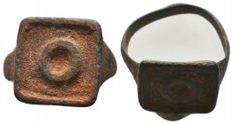 Byzantine Evil Eye Ring, 11th-12th century AD

Condition: Very Fine

Weight: 4.40 gr
Diameter: 22 mm