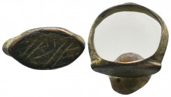 Byzantine Fertility Ring, 11th-12th century AD

Condition: Very Fine

Weight: 3.10 gr
Diameter: 20 mm
