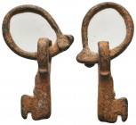 Byzantine Bronze Key, 11th-12th century AD

Condition: Very Fine

Weight: 6.00 gr
Diameter: 43 mm