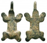 Ancient Roman Frog Pendant, 1st -2nd century AD

Condition: Very Fine

Weight: 1.60 gr
Diameter: 20 mm