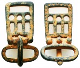 Byzantine Open work decorated very rare Buckle Ae, 11th-12th century AD

Condition: Very Fine

Weight: 21.20 gr
Diameter: 54 mm