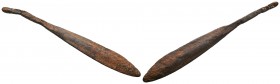 Very Large Ancient Arrow Head, 

Condition: Very Fine

Weight: 9.30 gr
Diameter: 94 mm
