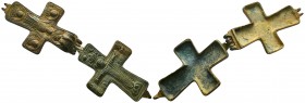 Byzantine Reliquary Cross with Saints on it,

Condition: Excellent

Weight: 106.50 gr
Diameter: 109 mm