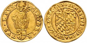 Ernst Herzog (Prinz) von Bayern 1540 - 1554
 Dukat 1542 Typ, Geviertes Wappen, oben Jahreszahl – stehender Hl. Rupert, unten Stiftswappen, Pr 343. 3,...