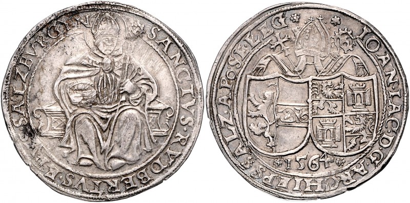 Johann Jakob Khuen von Belasi-Lichtenberg 1560 - 1586
 Taler 1564 Typ 1, Unter ...