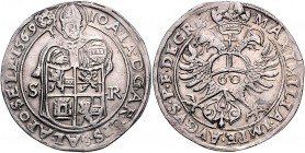 Johann Jakob Khuen von Belasi-Lichtenberg 1560 - 1586
 Guldentaler 1569 Typ 2, Stehender Hl. Rupert zwischen S-R, den unteren Körper bedeckend das ge...