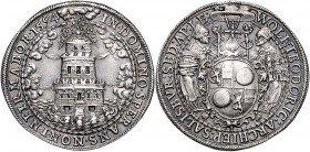 Wolf Dietrich von Raitenau 1587 - 1612
 1/2 Taler 1594 Typ 2, Zwischen den beiden einander gegenüber sitzenden Stiftsheiligen Hl. Rupert und Hl. Virg...