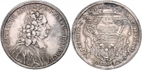 Franz Anton Fürst von Harrach 1709 - 1727
 Taler 1717 Typ 3, Brustbild Harrachs mit Allongeperücke in der Mozetta von rechts, ohne Stern – unter dem ...