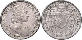 Franz Anton Fürst von Harrach 1709 - 1727
 Taler 1725 Typ 6, Brustbild Harrachs mit Allongeperücke in der Mozetta von rechts, unter dem Brustbild B –...