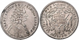 Franz Anton Fürst von Harrach 1709 - 1727
 1/2 Taler 1712 Typ 2, Brustbild Harrachs mit Allongeperücke in der Mozetta von rechts, unter dem Armabschn...