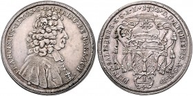 Franz Anton Fürst von Harrach 1709 - 1727
 1/4 Taler 1712 Typ 2, Brustbild Harrachs mit Allongeperücke in der Mozetta von rechts, unter dem Armabschn...