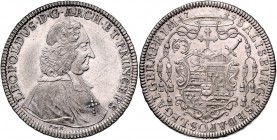 Leopold Anton Eleutherius Freiherr von Firmian 1727 - 1744
 Taler 1744 Typ 2, Brustbild Firmians mit Allongeperücke in der Mozetta nach rechts, Signa...