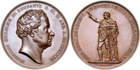 Die Salzburger Emigration 1731 - 1733
 Schaumünze Bronze 1835 auf die Enthüllung des Denkmales in Gumbinnen von Held Umschrift FRIDERICO GUILELMO III...