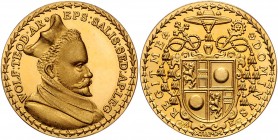 Zeitgenössische Beischläge, Koppenwallner Prägungen (A.K.), Sammleranfertigungen und Falsifikate / W
 Koppenwallner 6 Dukaten o.J. Typ, Brustbild Wol...