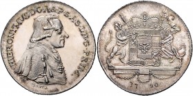 Zeitgenössische Beischläge, Koppenwallner Prägungen (A.K.), Sammleranfertigungen und Falsifikate / H
 Taler 1790 Typ 5, sog. Löwentaler (Neuprägung)....