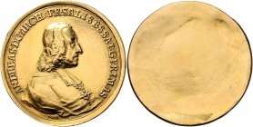 Erzbistum Salzburg Andreas Jakob von Dietrichstein 1747 - 1753
 Goldmedaille zu 25 Dukaten o. J. (1747) einseitiger Guss des Av. Brustbild rechts in ...