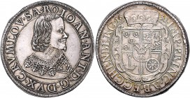 Eggenberg Johann Anton 1634 - 1649
 Taler 1638 Brustbild mit langem haar, Schnurr- und Knebelbart und breitem umgeschlagenem Spitzbart // Wappen in v...