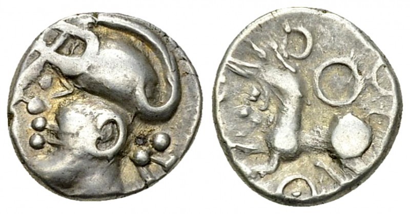 Aedui AR Quinarius 

Celtic Gaul, Aedui. AR Quinarius (13 mm, 1.93 g), c. 80-5...