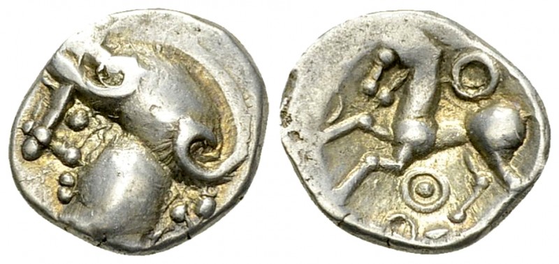 Aedui AR Quinarius 

Celtic Gaul, Aedui. AR Quinarius (13-14 mm, 1.92 g), c. 8...