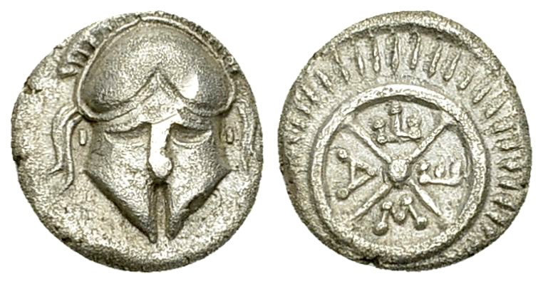 Mesambria AR Diobol, c. 450-350 BC 

Thrace, Mesembria. AR Diobol (10 mm, 1.13...