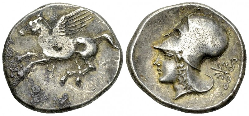 Corinth AR Stater, c. 405-345 BC 

Corinthia, Corinth. AR Stater (21-23 mm, 8....