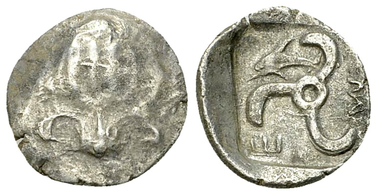 Mithrapata AR Diobol, c. 390-370 BC 

Dynasts of Lycia, Mithrapata. AR Diobol ...