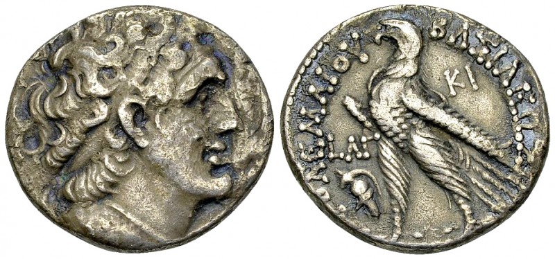 Ptolemy VIII AR Tetradrachm, Kition mint 

Ptolemaic Kings of Egypt. Ptolemy V...