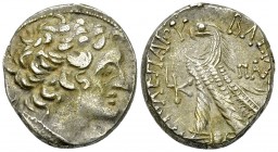 Ptolemy X Alexander I AR Tetradrachm 

Ptolemaic Kings of Egypt. Ptolemy X Alexander I. AR Tetradrachm (22-24 mm, 13.88 g), Alexandria, dated RY 20 ...