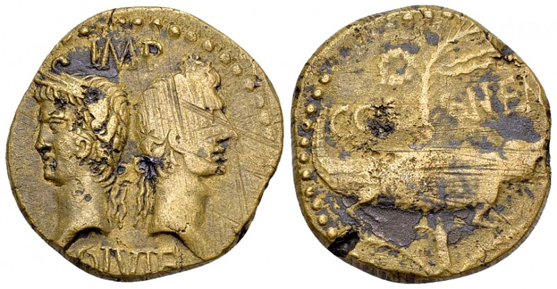 Augustus AE As, Nemausus 

Augustus (27 BC - 14 AD) and Agrippa. AE As (24-26 ...