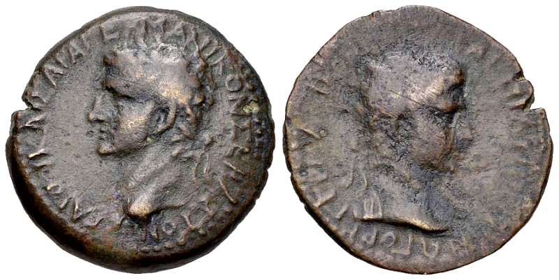 Caligula AE22, Gortyn 

Caligula (37-41), with Germanicus. AE22 (6.00 g), Gort...