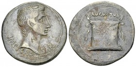 Augustus AR Cistophorus, Ephesus 

Augustus (27 BC-AD 14). AR Cistophorus (25 mm, 11.42 g), Ephesus, c. 25 BC.
 Obv. IMP CAESAR, Bare head of Augus...