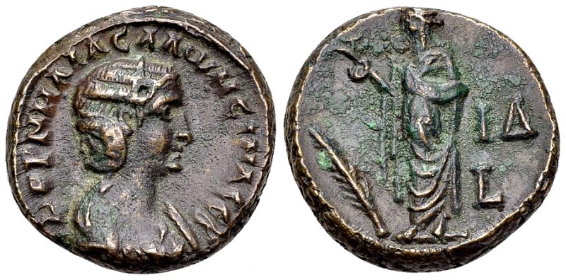 Salonina AE Tetradrachm, Alexandria 

Salonina (254-268 AD). AE Tetradrachm (2...