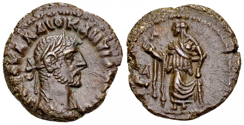 Diocletianus AE Tetradrachm, Alexandria 

Diocletianus (284-305 AD). AE Tetrad...