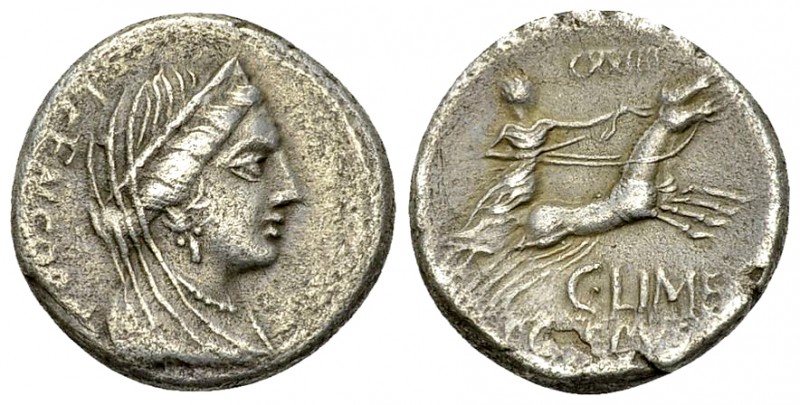 P. Crepusius, C. Limetanus and L. Censorinus AR Denarius, 82 BC 

P. Crepusius...