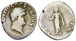 Otho AR Denarius, Securitas reverse 

Otho (69 AD). AR Denarius (18-20 mm, 3.03 g), Rome.
 Obv: IMP M OTHO CAESAR AVG TR P, Bare head to right.
 R...