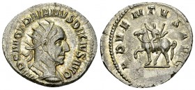 Traianus Decius AR Antoninianus, Adventus reverse 

Traianus Decius (249-251 AD). AR Antoninianus (20-23 mm, 4.04 g), Rome.
Obv. IMP C M Q TRAIANVS...