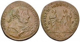 Diocletianus abdication Follis, Aquileia mint 

Diocletianus (284-305 AD). AE abdication Follis (27-29 mm, 9.75 g), Aquileia, 305-306 AD. 
 Av. DN ...