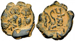 Heraclius, with Heraclius Constantine AE Nummus, Mint in Sicily 

Heraclius, with Heraclius Constantine (610-641 AD). AE Follis (22-24 mm, 5.28 g), ...