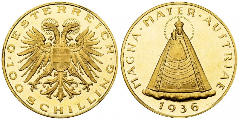 Österreich, AV 100 Schilling 1936, Mariazell 

Österreich, 1. Republik. AV 100...