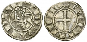 Edouard I, AR denier au lion 

France, Aquitaine. Edouard I, prince héritier d'Angleterre (1252-1272). AR denier au lion (18-19 mm, 0.86 g), à parti...