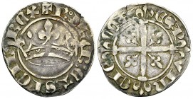 Robert d'Anjou, AR Sol coronat, Avignon 

France. Provence. Robert d'Anjou (1309-1343). AR Sol coronat (24 mm, 2.47 g), Avignon.
Av. + R: Ih' R ET:...
